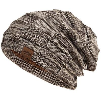 REDESS Chapéu Beanie para Homens e Mulheres Inverno Quente Sombreros Knit Slouchy Thick Skull Cap REDESS Chapéu Beanie para Homens e Mulheres Inverno Quente Sombreros Knit Slouchy Thick Skull Cap