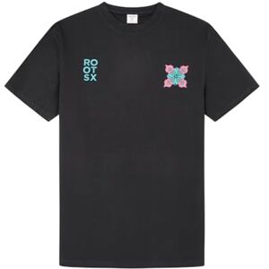 Springfield T-shirt Roots flores para homem, Preto Standard 1, L Springfield T-shirt Roots flores para homem, Preto Standard 1, L