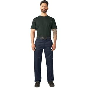 Dickies Calças de trabalho com ajuste solto e dobra dupla no joelho Calças casuais de negócios para homem, Azul-marinho:, 46 W/32 L Dickies Calças de trabalho com ajuste solto e dobra dupla no joelho Calças casuais de negócios para homem, Azul-marinho:, 46 W/32 L