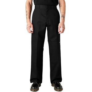 Dickies D/Knee Work Pant Calças, pretas, 36W/34L para homem Dickies D/Knee Work Pant Calças, pretas, 36W/34L para homem