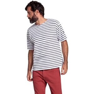 Armor Lux Marinière Théviec Homme t-shirt para homem, branco (400 branco/navio), XL Armor Lux Marinière Théviec Homme t-shirt para homem, branco (400 branco/navio), XL