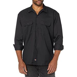 Dickies Camisa masculina com manga comprida, preto, tamanho M Dickies Camisa masculina com manga comprida, preto, tamanho M