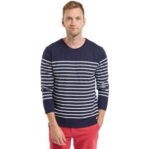 Armor Lux Marinière Port-Louis Héritage Homme T-shirt de manga comprida para homem, Multicolor (600 navio / branco 600), M Armor Lux Marinière Port-Louis Héritage Homme T-shirt de manga comprida para homem, Multicolor (600 navio / branco 600), M