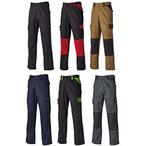 Dickies ED24/7, Calças de trabalho masculinas, Cinzento/Preto, 42 W/32 L Dickies ED24/7, Calças de trabalho masculinas, Cinzento/Preto, 42 W/32 L
