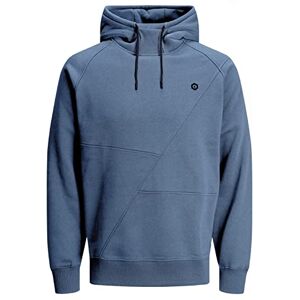 JACK & JONES Jcopinn Sweat Hood Noos capuz para homem, Blazer azul e azul-marinho, detalhe Blazer azul-marinho, XXL JACK & JONES Jcopinn Sweat Hood Noos capuz para homem, Blazer azul e azul-marinho, detalhe Blazer azul-marinho, XXL