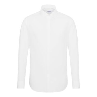 Seidensticker Modern Kent Party camisa para homem, branco (branco 1) Seidensticker Modern Kent Party camisa para homem, branco (branco 1)