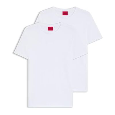 Boss Round T-shirt para homem, Branco e ouro Boss Round T-shirt para homem, Branco e ouro