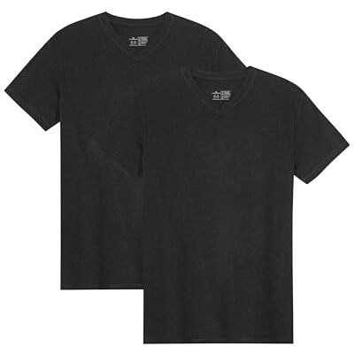 DANISH ENDURANCE Camiseta Masculina de Algodão Orgânico, Manga Curta, Gola em V – Pack de 1, 2 ou 4 – Roupa Casual e Confortável, XL DANISH ENDURANCE Camiseta Masculina de Algodão Orgânico, Manga Curta, Gola em V – Pack de 1, 2 ou 4 – Roupa Casual e Confortável, XL
