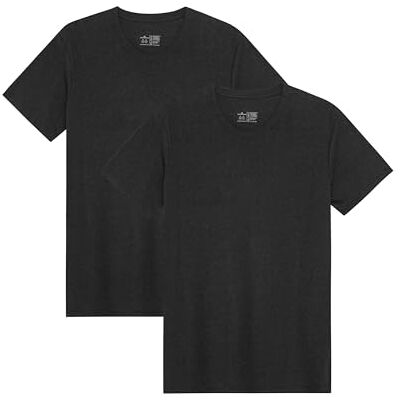 DANISH ENDURANCE Camiseta Masculina de Algodão Orgânico, Manga Curta, Gola Redonda, Roupa Casual e Confortável – Pack de 1, 2 ou 4, XL DANISH ENDURANCE Camiseta Masculina de Algodão Orgânico, Manga Curta, Gola Redonda, Roupa Casual e Confortável – Pack de 1, 2 ou 4, XL