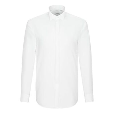 Seidensticker Splendesto camisa para homem, Branco (01 Weiß) Seidensticker Splendesto camisa para homem, Branco (01 Weiß)