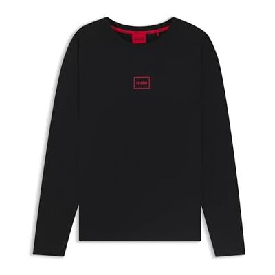 HUGO Laze Longsleeve Camisola Manga Comprida Homem (Pack de 1), preto1 HUGO Laze Longsleeve Camisola Manga Comprida Homem (Pack de 1), preto1