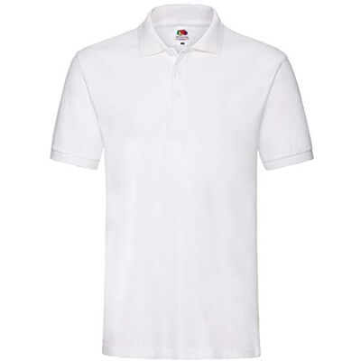 Fruit of the Loom Polo masculino 63-218-0, Branco, XL Fruit of the Loom Polo masculino 63-218-0, Branco, XL