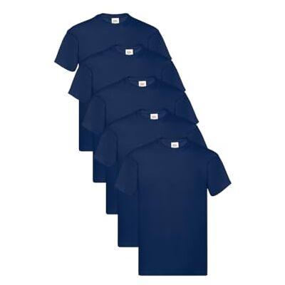 Fruit of the Loom Original Tee, 5 Pack t-shirt para homem Fruit of the Loom Original Tee, 5 Pack t-shirt para homem