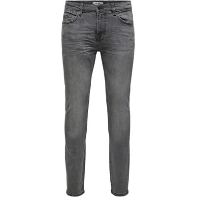 Only & Sons Skinny fit Jeans ONSWARP Low Rise Skinny Fit Calças de ganga, Cinza jeans Only & Sons Skinny fit Jeans ONSWARP Low Rise Skinny Fit Calças de ganga, Cinza jeans