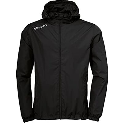 uhlsport Essential Rain Jacket Casaco Impermeável Para Homem, Homem, preto/branco, L uhlsport Essential Rain Jacket Casaco Impermeável Para Homem, Homem, preto/branco, L