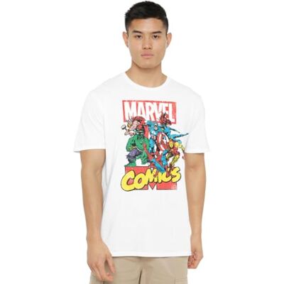 Marvel Chamar t-shirt para homem Marvel Chamar t-shirt para homem
