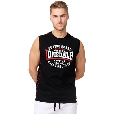 Lonsdale St.Agnes Camisa para homem (pacote de 1), Preto, L Lonsdale St.Agnes Camisa para homem (pacote de 1), Preto, L