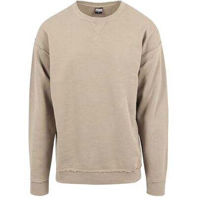 Urban Classics Camisola de Homem Molzo Oversize de Manga Comprida, Suéter de Inverno, Punhos e Cintura Elásticos, Disponível em Vários Cores, Tamanhos: XS-5XL, Bege Urban Classics Camisola de Homem Molzo Oversize de Manga Comprida, Suéter de Inverno, Punhos e Cintura Elásticos, Disponível em Vários Cores, Tamanhos: XS-5XL, Bege