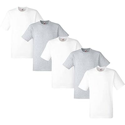 Fruit of the Loom Heavy Cotton tee Shirt 5 Pack Camiseta Hombre (Pack de 1) Fruit of the Loom Heavy Cotton tee Shirt 5 Pack Camiseta Hombre (Pack de 1)