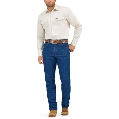 Wrangler MS71319 Camisa de trabalho para homem, Stone, L Wrangler MS71319 Camisa de trabalho para homem, Stone, L