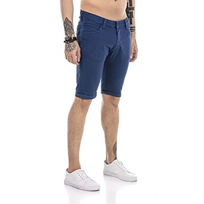 RED BRIDGE Calças de ganga curtas para homem Calças de ganga estilo chinês, azul, 33 W RED BRIDGE Calças de ganga curtas para homem Calças de ganga estilo chinês, azul, 33 W