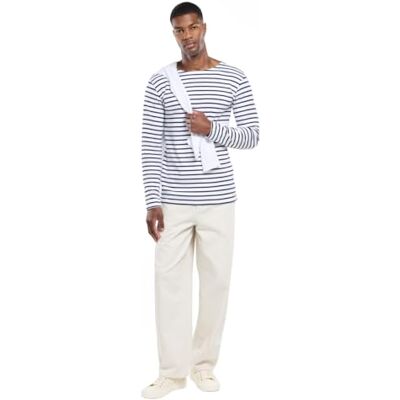 Armor Lux Houat camisola homem, Multicolor (400 branco navio 400 branco navio), L Armor Lux Houat camisola homem, Multicolor (400 branco navio 400 branco navio), L