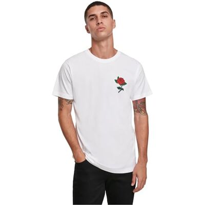 Tee _Black_ Roupa superior para homem/t-shirt rosa, Branco (White 00220), Pequeno Tee _Black_ Roupa superior para homem/t-shirt rosa, Branco (White 00220), Pequeno