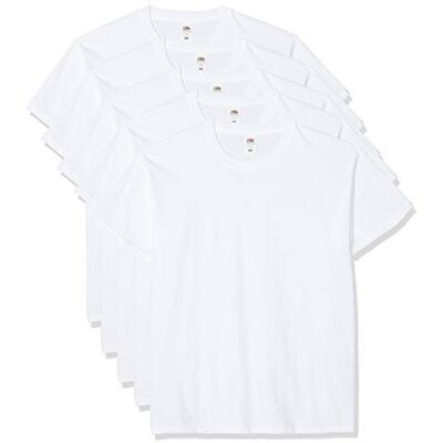 Fruit of the Loom Original Tee, 5 Pack t-shirt para homem Fruit of the Loom Original Tee, 5 Pack t-shirt para homem