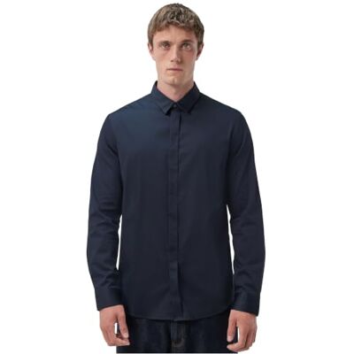 Giorgio Armani Smart Stretch Satin camisa homem (pacote de 1) Giorgio Armani Smart Stretch Satin camisa homem (pacote de 1)