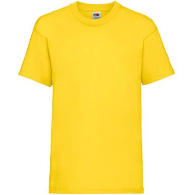 Fruit of the Loom 61-033-0 T-shirt unissexo, Amarelo Fruit of the Loom 61-033-0 T-shirt unissexo, Amarelo