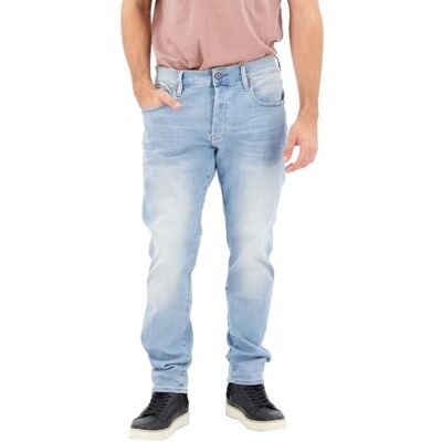 G-STAR RAW G-Star Calças de ganga masculinas 3301 Relaxed Straight, 33 W/34 L G-STAR RAW G-Star Calças de ganga masculinas 3301 Relaxed Straight, 33 W/34 L