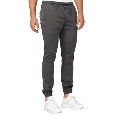 Indicode Homens Fields Calça de Tecido com 4 Bolsos, Raven, XL Indicode Homens Fields Calça de Tecido com 4 Bolsos, Raven, XL