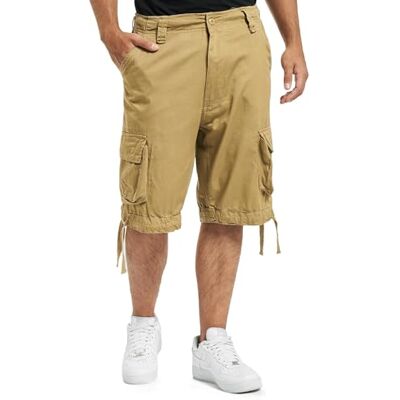 Brandit Urban Legend Shorts Calções Cargo para Homem, Bege, 3XL Brandit Urban Legend Shorts Calções Cargo para Homem, Bege, 3XL