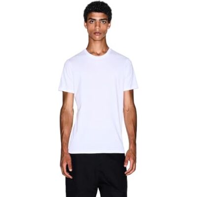 Giorgio Armani 8NZT74 ZJA5Z homens, Branco (White 1100), XS Giorgio Armani 8NZT74 ZJA5Z homens, Branco (White 1100), XS