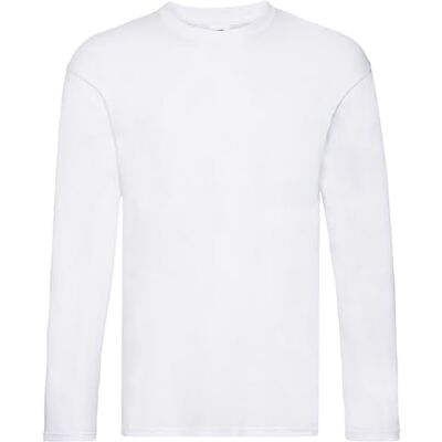 Fruit of the Loom Long Sleeve Valueweight Tee camisa para homem, embalagem de 1 unidade Fruit of the Loom Long Sleeve Valueweight Tee camisa para homem, embalagem de 1 unidade