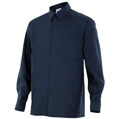 VELILLA 529; camisa de manga comprida; cor preta, tamanho XL VELILLA 529; camisa de manga comprida; cor preta, tamanho XL