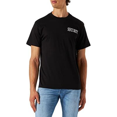 Mil-Tec Segurança t-shirt mulher, Preto, XL Mil-Tec Segurança t-shirt mulher, Preto, XL