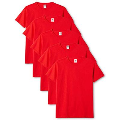 Fruit of the Loom Original Tee, 5 Pack t-shirt para homem Fruit of the Loom Original Tee, 5 Pack t-shirt para homem