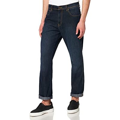 Wrangler Durables Regular Fit Calças de ganga para homem, Darkstone, 34 W/34 L Wrangler Durables Regular Fit Calças de ganga para homem, Darkstone, 34 W/34 L
