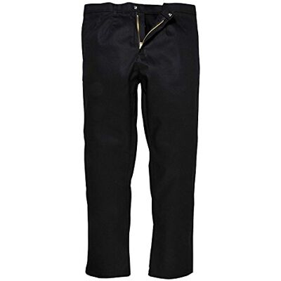 Portwest Calças Bizweld, tamanho: M, cor: Preto, Portwest Calças Bizweld, tamanho: M, cor: Preto,