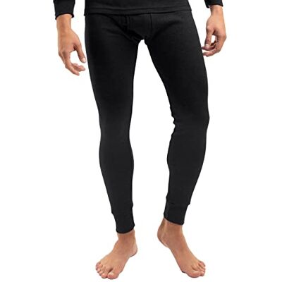 MT Original ® Calças térmicas para homem, quentes, macias e respiráveis através de fibra climática. Escolha dos tamanhos M-3XL – qualidade de celodoro, Preto, XXL MT Original ® Calças térmicas para homem, quentes, macias e respiráveis através de fibra climática. Escolha dos tamanhos M-3XL – qualidade de celodoro, Preto, XXL