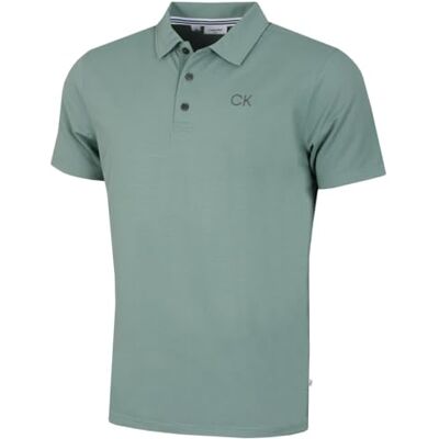 Calvin Homem central Eco Lightweight polo de golfe, Sábio, Pequeno Calvin Homem central Eco Lightweight polo de golfe, Sábio, Pequeno