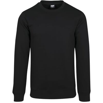 Urban Classics Basic Terry Crew Camisola, preto, L para homem Urban Classics Basic Terry Crew Camisola, preto, L para homem