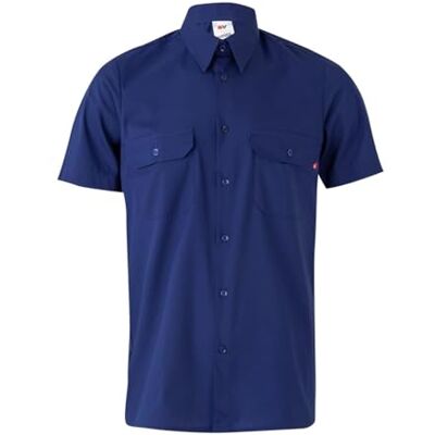 VELILLA 522; camisa de manga curta; azul; tamanho XL VELILLA 522; camisa de manga curta; azul; tamanho XL