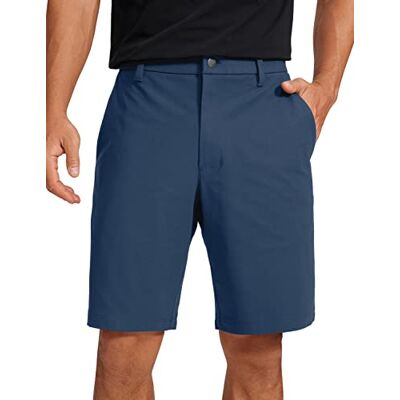 CRZ YOGA Calções de golfe para homem confortáveis para o dia todo, 7/9 polegadas, elásticos leves casuais de trabalho frente plana calções com bolsos Elasticidad Aceptable, Antiarrugas, Casual, Frente Plano, Bolsillos, Pantalones Cortos Hombre CRZ YOGA Calções de golfe para homem confortáveis para o dia todo, 7/9 polegadas, elásticos leves casuais de trabalho frente plana calções com bolsos Elasticidad Aceptable, Antiarrugas, Casual, Frente Plano, Bolsillos, Pantalones Cortos Hombre