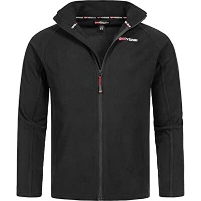 Geographical Norway Tug Men Fz Casaco com Forro Polar Homem Zíper Outono Inverno Primavera Ciente Suéter Homens de Manga Longa de Pele Suave para Ar Livre, Preto Geographical Norway Tug Men Fz Casaco com Forro Polar Homem Zíper Outono Inverno Primavera Ciente Suéter Homens de Manga Longa de Pele Suave para Ar Livre, Preto