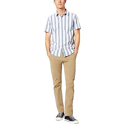 Dockers Smart 360 Flex Alpha Skinny Calças para homem, Verde, 33 W/36 L Dockers Smart 360 Flex Alpha Skinny Calças para homem, Verde, 33 W/36 L