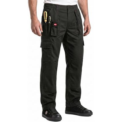 Lee Cooper LCPNT206 Roupa de trabalho para homens com vários bolsos e bolsos para joelheiras, calças de carga de trabalho, azul-marinho, 42W / 31L Lee Cooper LCPNT206 Roupa de trabalho para homens com vários bolsos e bolsos para joelheiras, calças de carga de trabalho, azul-marinho, 42W / 31L