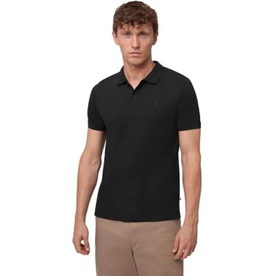 DANISH ENDURANCE Polo Masculino Manga Curta em Algodão Orgânico, Camisa de Vestir, Suave e Confortável, 1 ou 2 Pack, Preto, L DANISH ENDURANCE Polo Masculino Manga Curta em Algodão Orgânico, Camisa de Vestir, Suave e Confortável, 1 ou 2 Pack, Preto, L