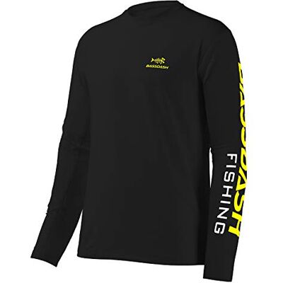 Bassdash T-shirts de pesca para homem proteção solar UV UPF 50+ t-shirt de manga comprida Bassdash T-shirts de pesca para homem proteção solar UV UPF 50+ t-shirt de manga comprida